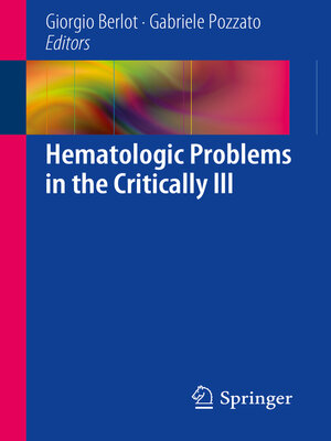 cover image of Hematologic Problems in the Critically Ill